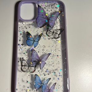 iphone 11 purple butterfly case brand new